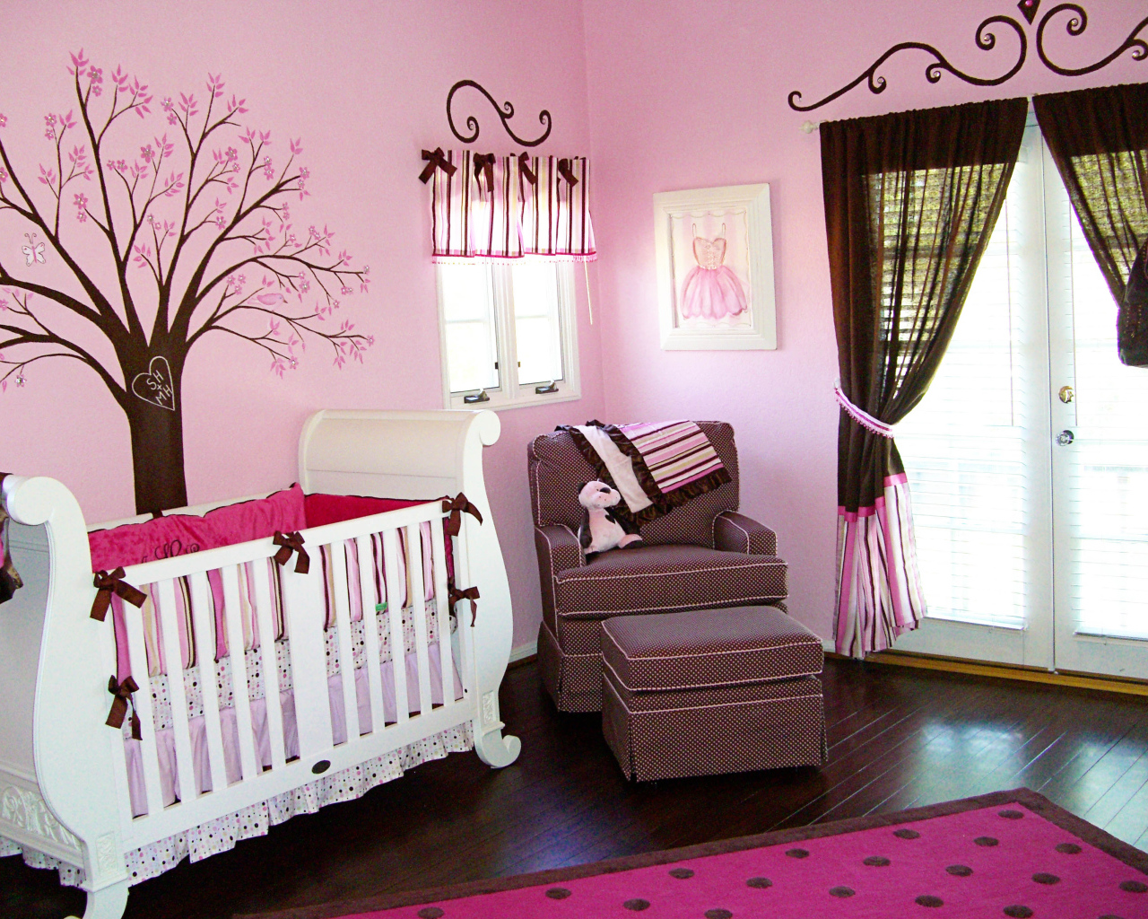 Детская для новорожденной девочки