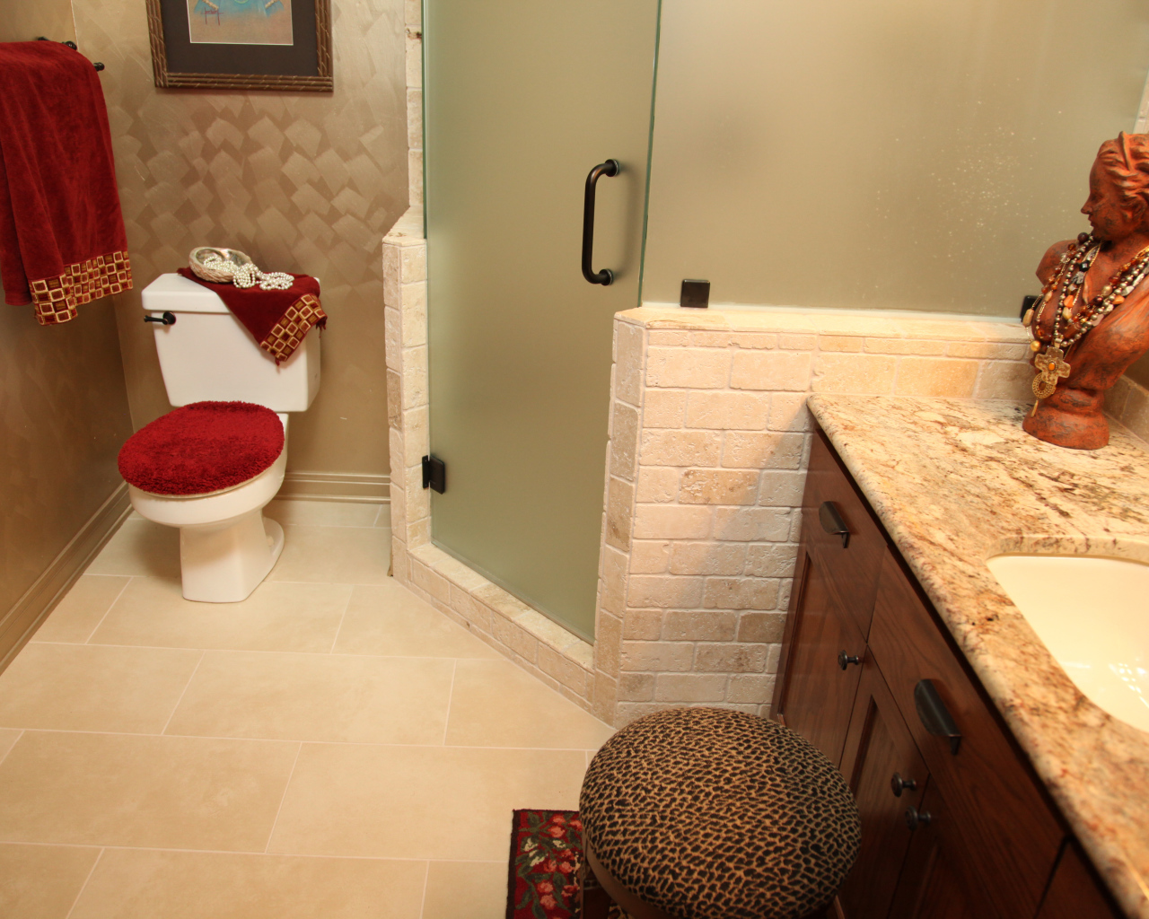 Уютная ванная комната