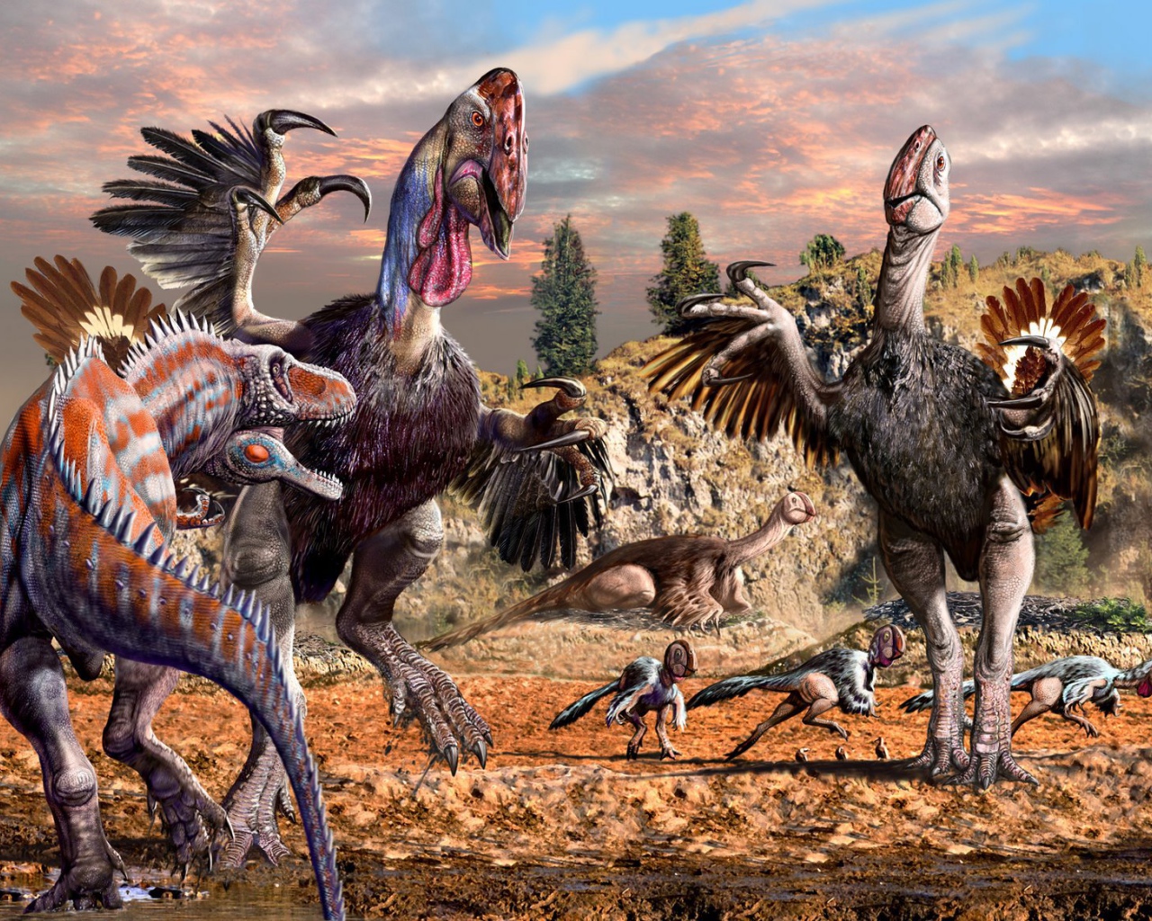 Динозавры предки птиц