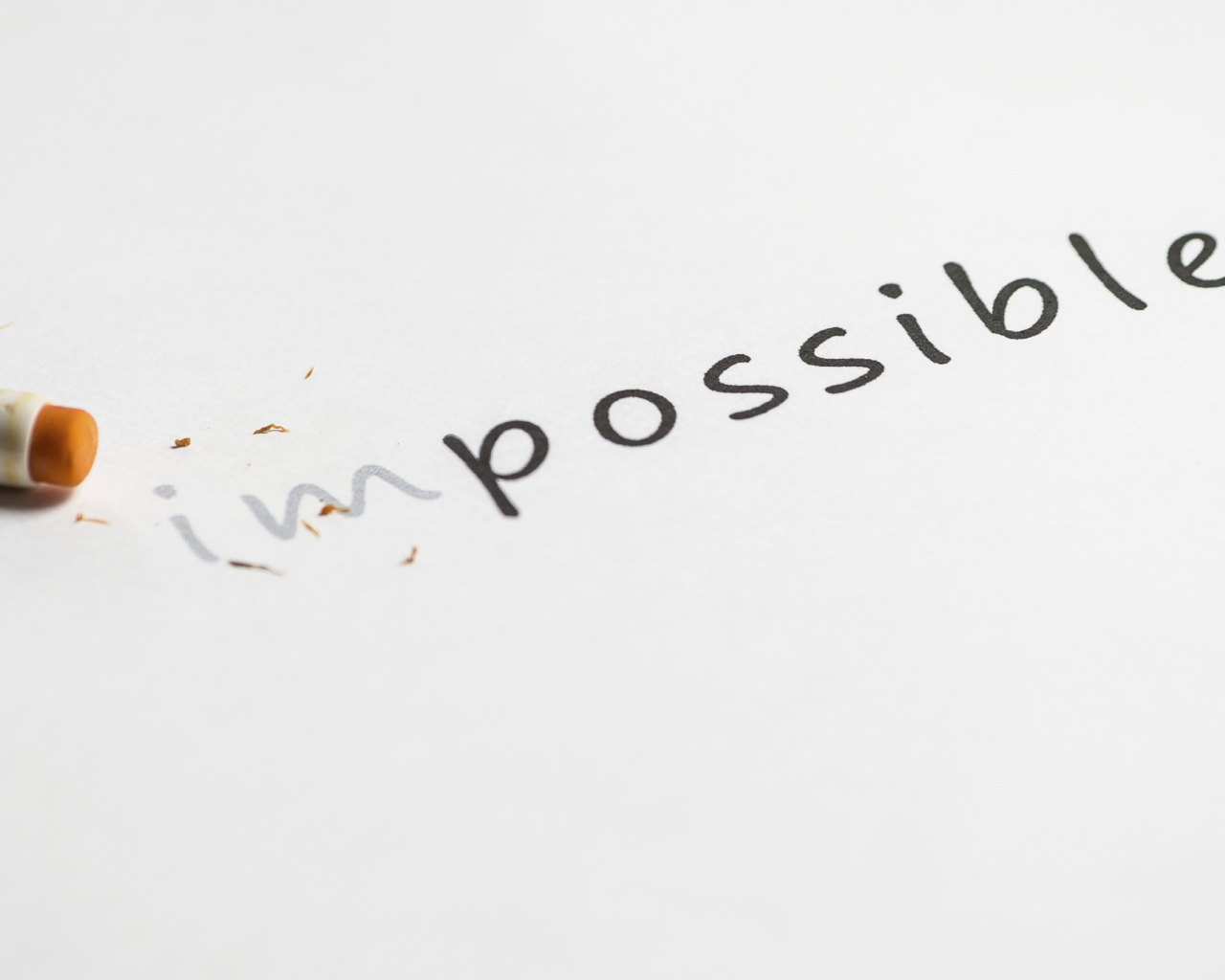 Сотри мысли что это невозможно