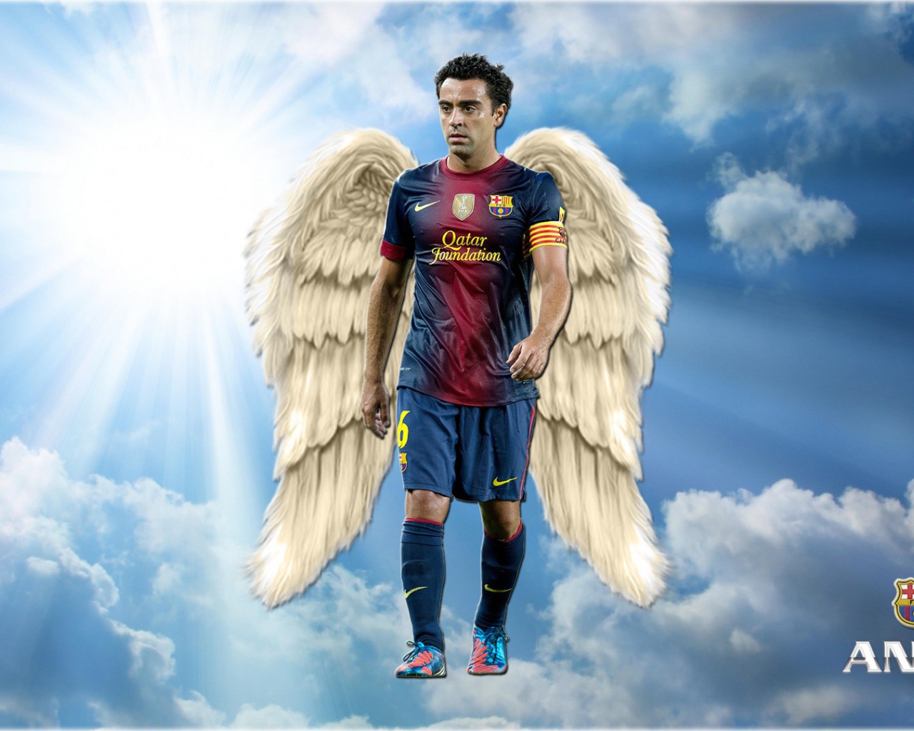 Футболист с крыльями