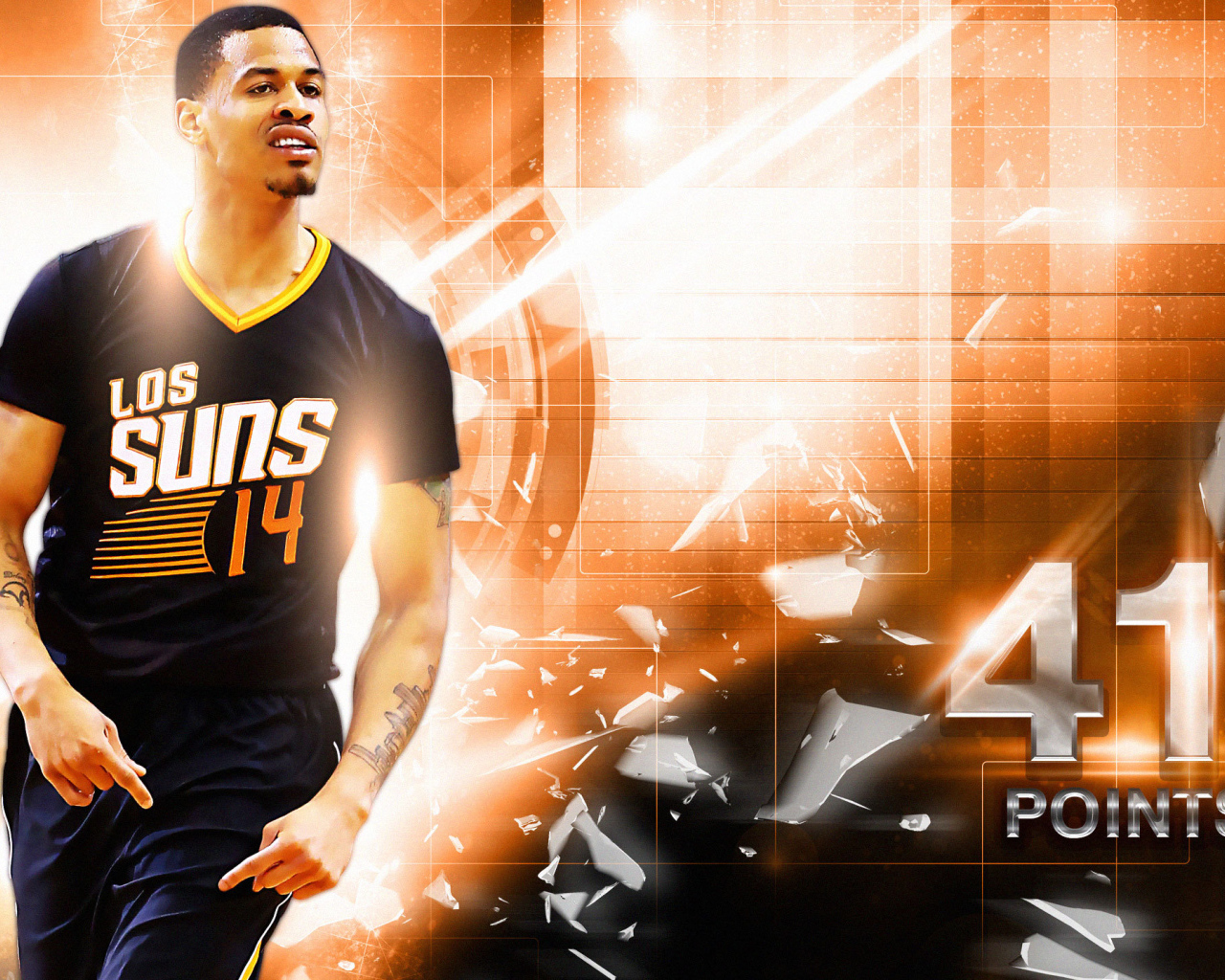 Джеральд Грин из баскетбольной команды Санс