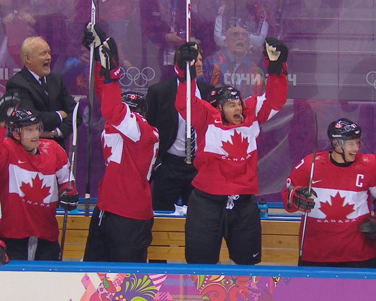 Золотая медаль сборная Канады по хоккею на олимпиаде в Сочи 