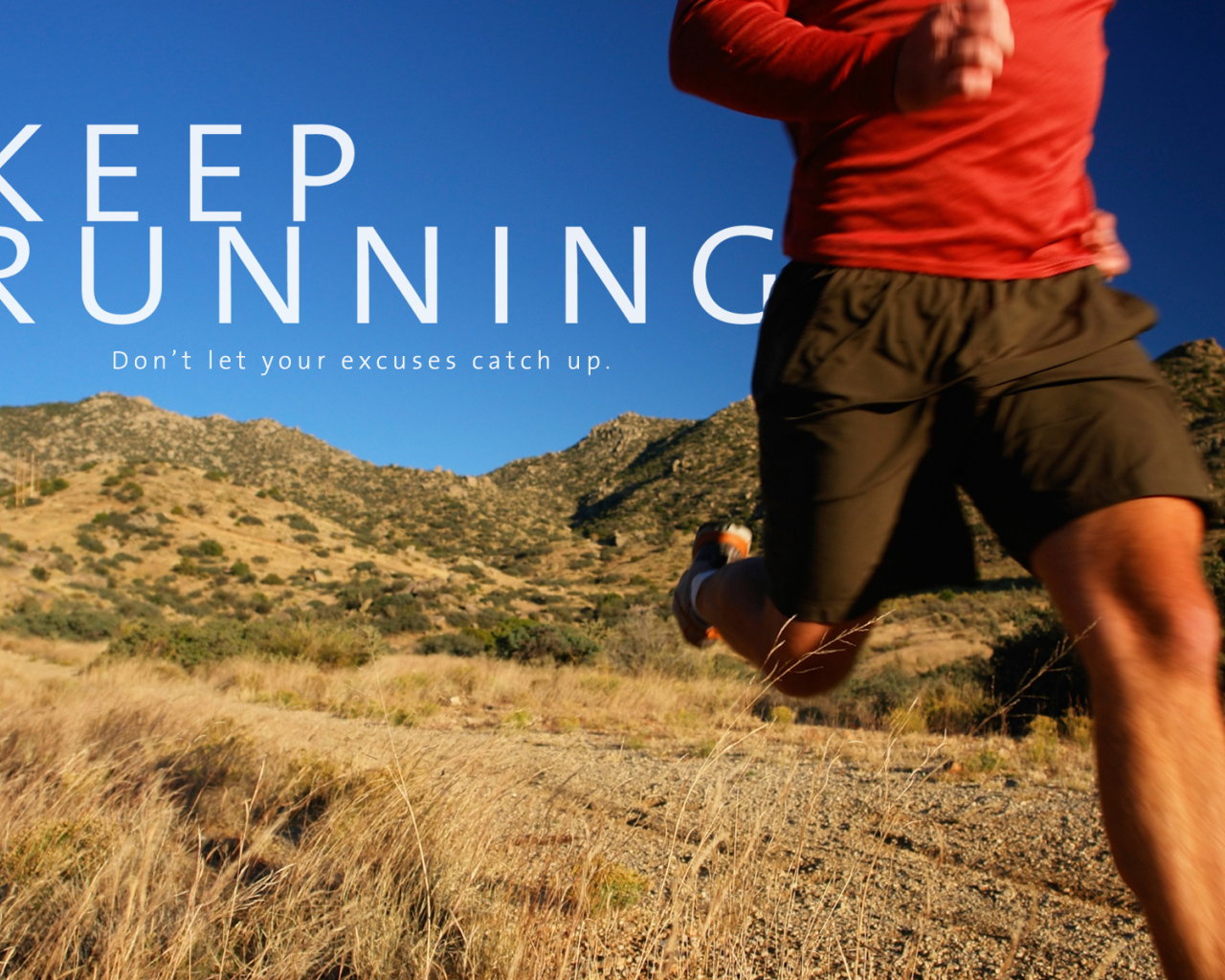 Занимайся бегом и спортом