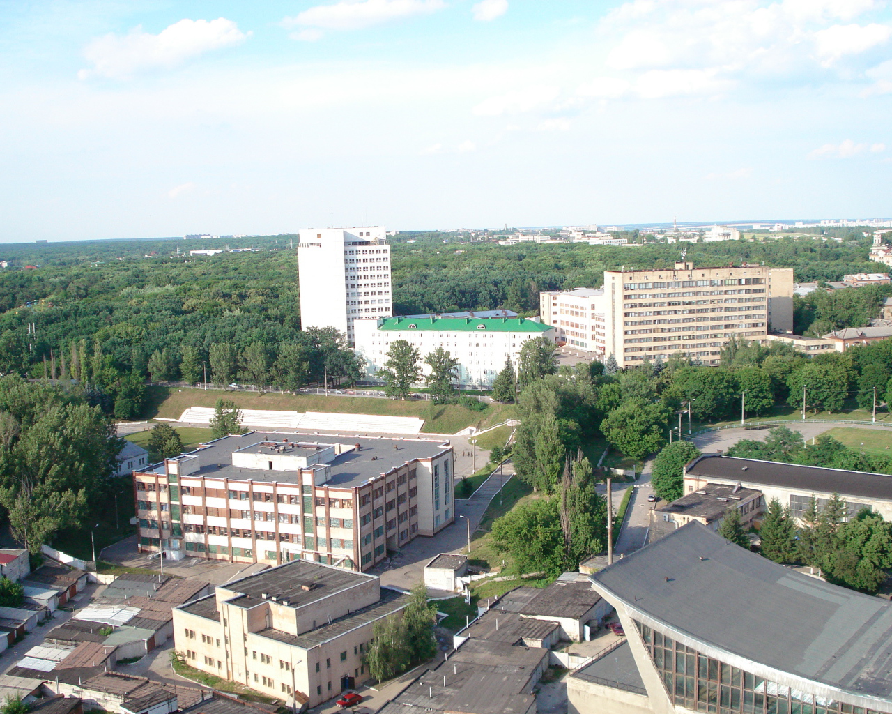 Харьков вид сверху