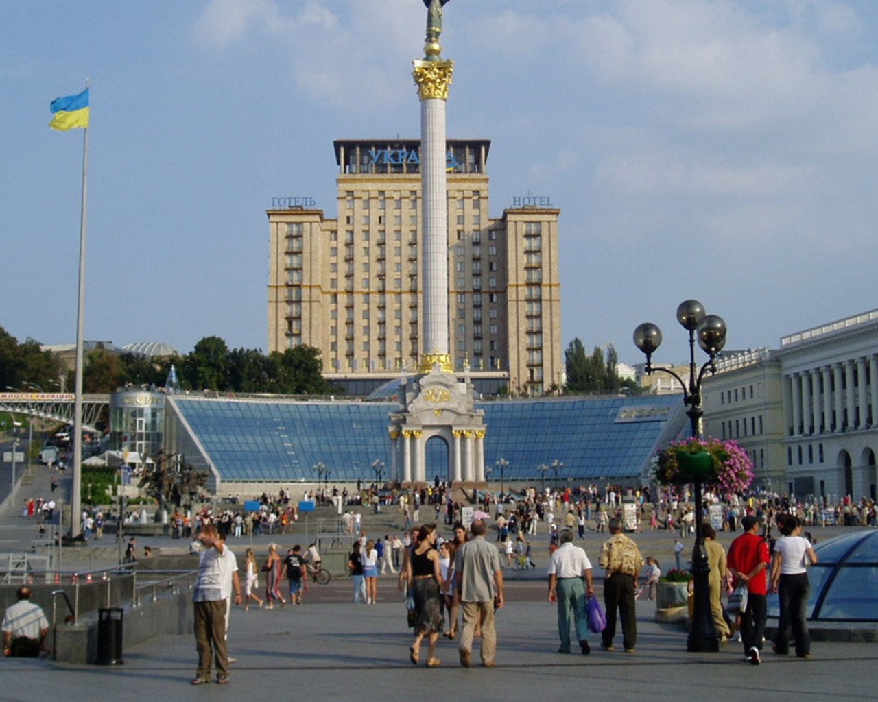 Киев в будние дни