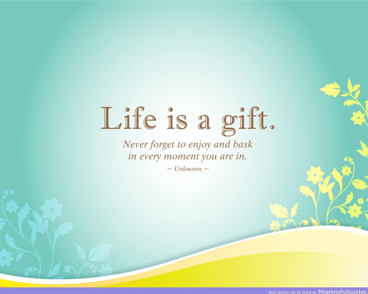 Жизнь - это дар