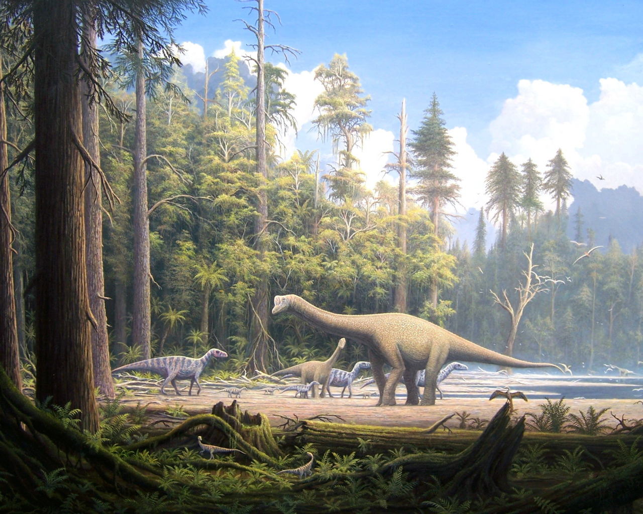 Семья динозавров