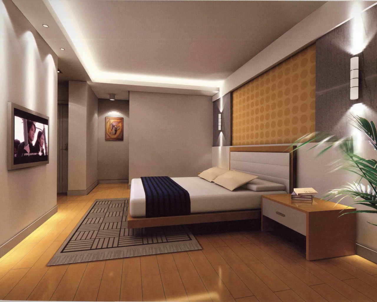 Подсветка в спальне