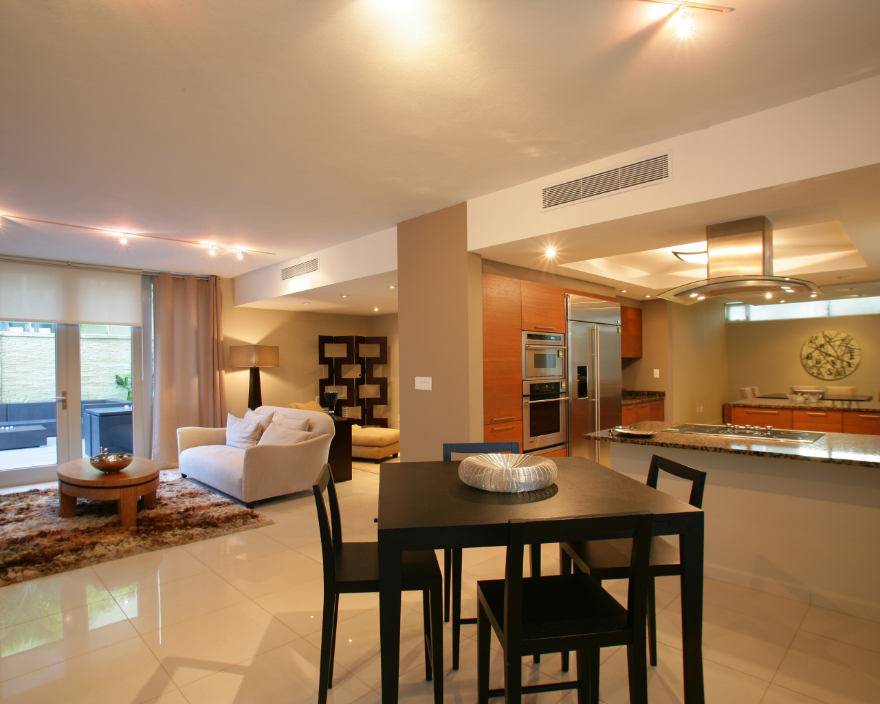 Подсветка в столовой