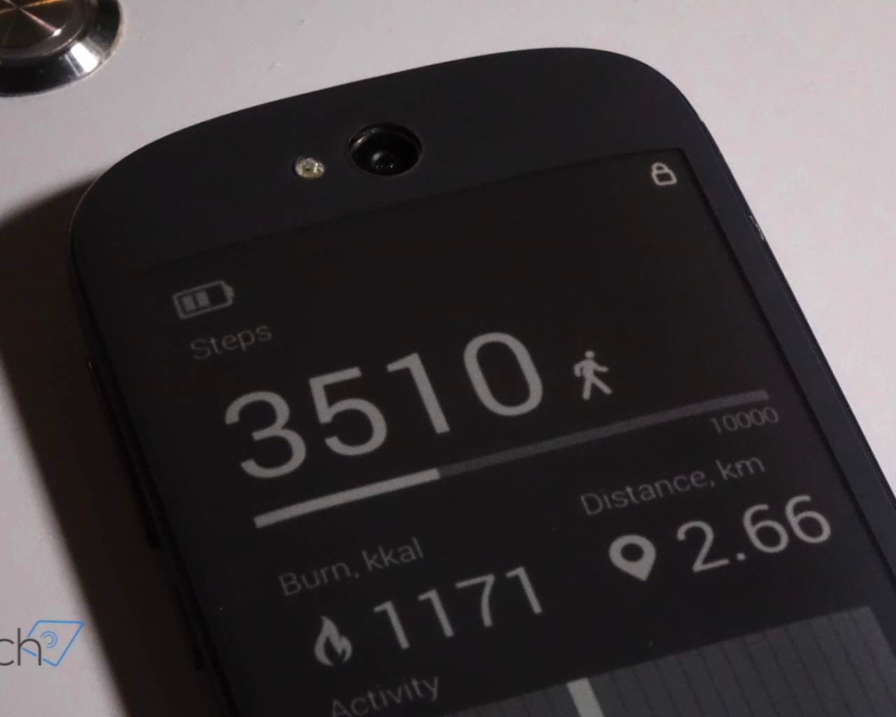 Измерение пройденного пути в YotaPhone 2