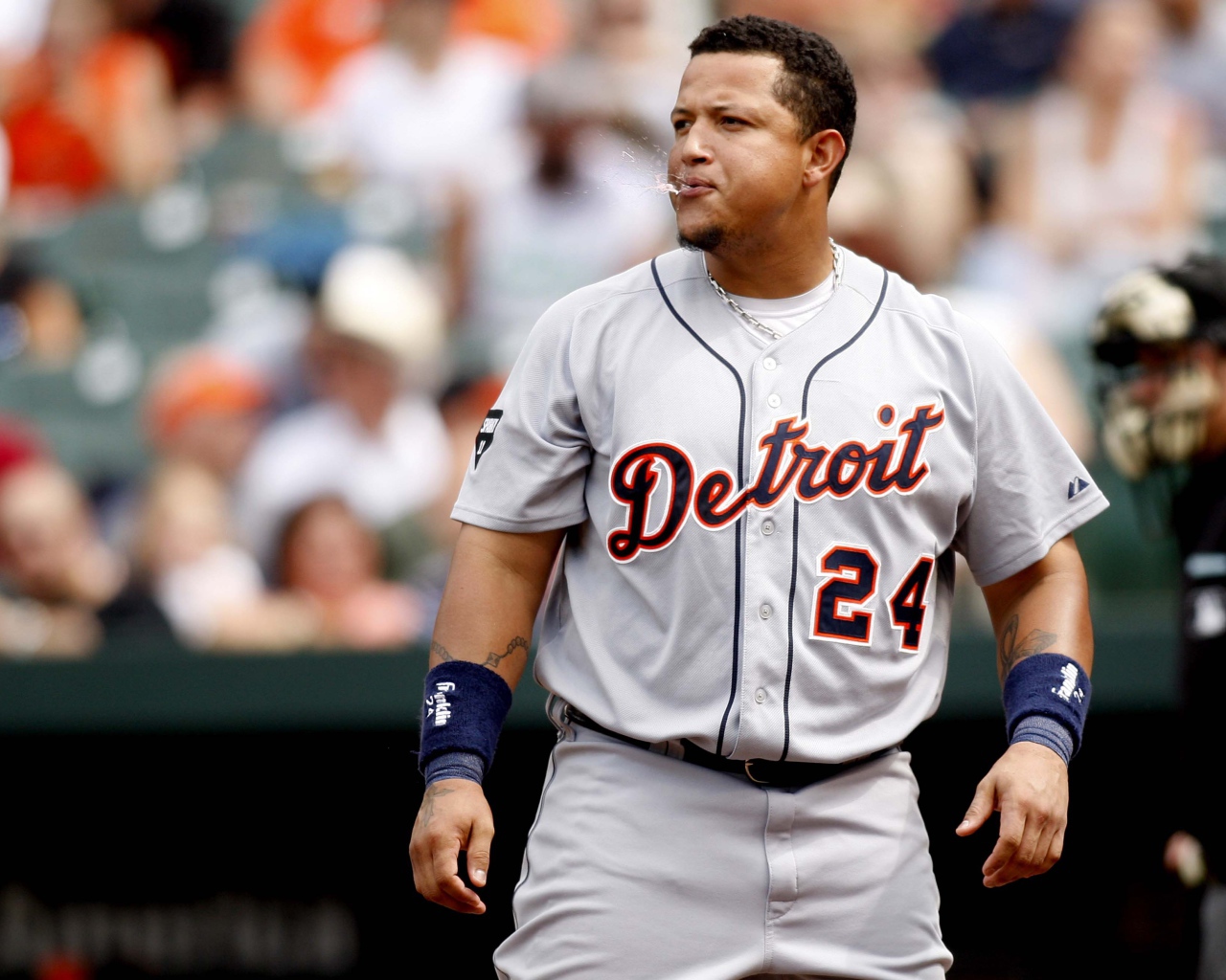 Мигуэль Кабрера из бейсбольной команды Детройта