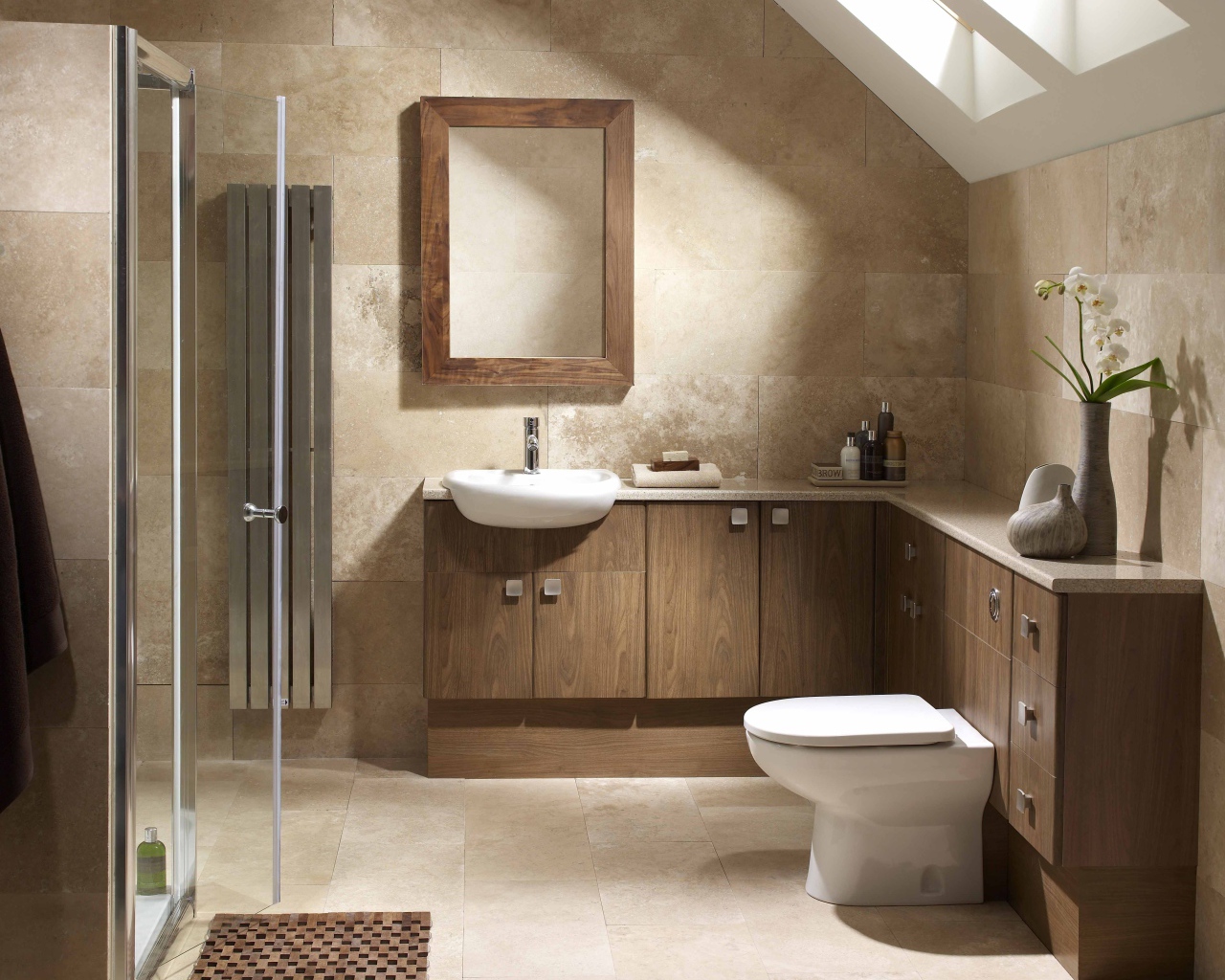 Minimalism in the design of the bathroom
