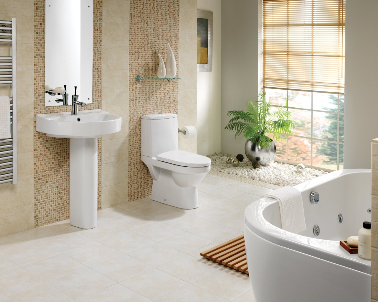 Современное оформление ванной