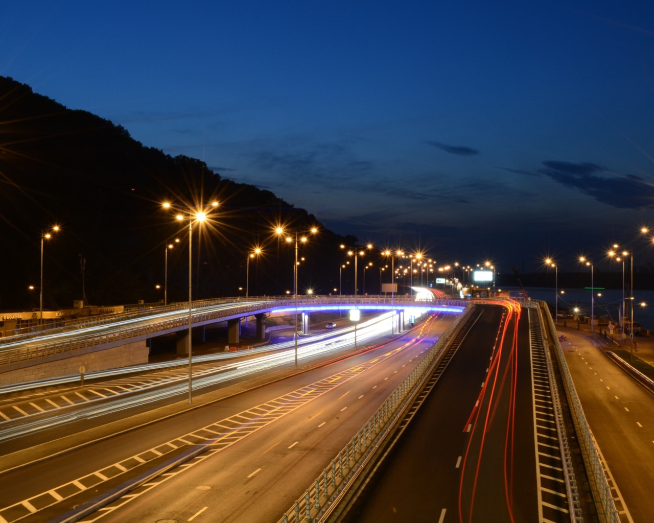 Ночные огни Киева