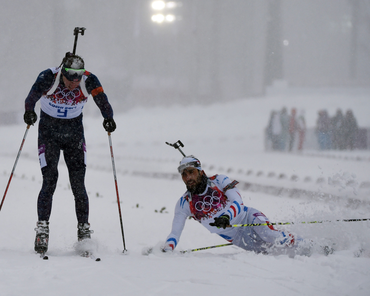 Норвежский биатлонист  Эмиль Хегле Свендсен обладатель золотой медали