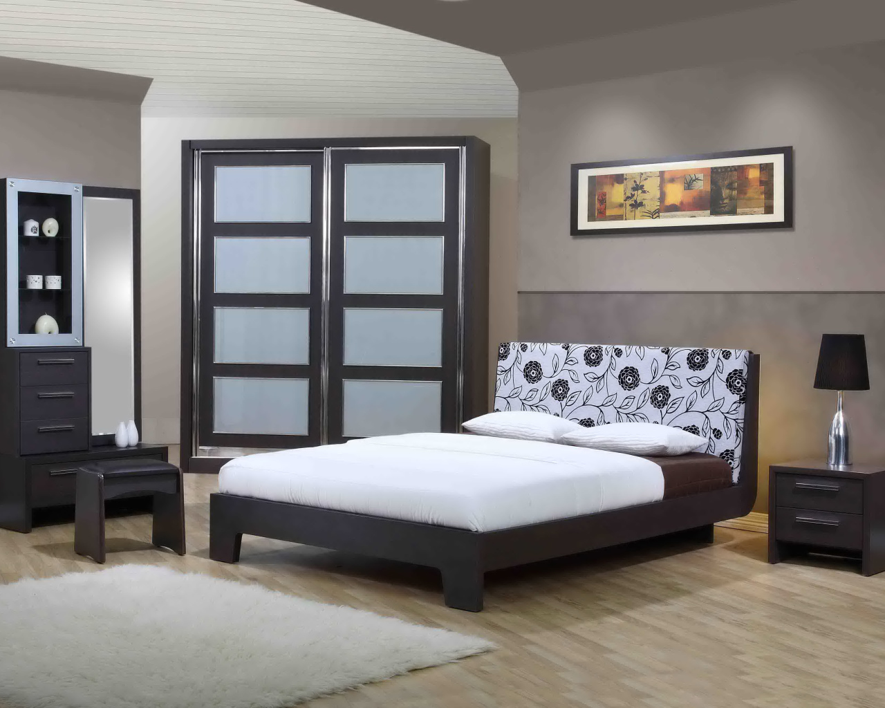 Дизайнерское оформление спальни