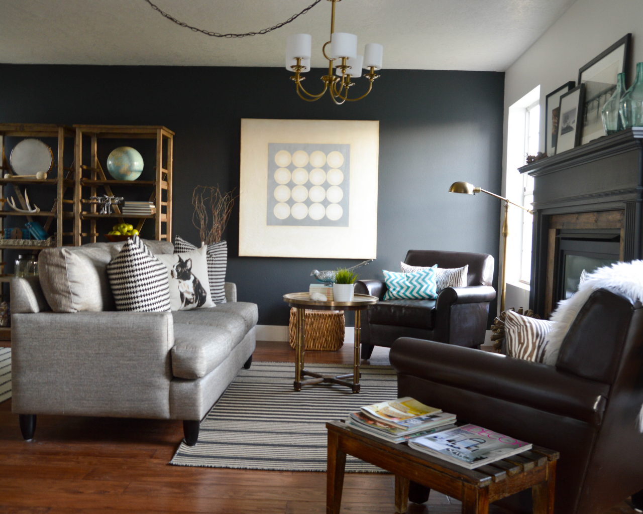 Дизайнерское оформление гостиной