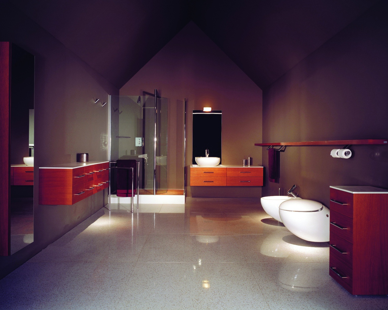 Романтическая атмосфера в ванной