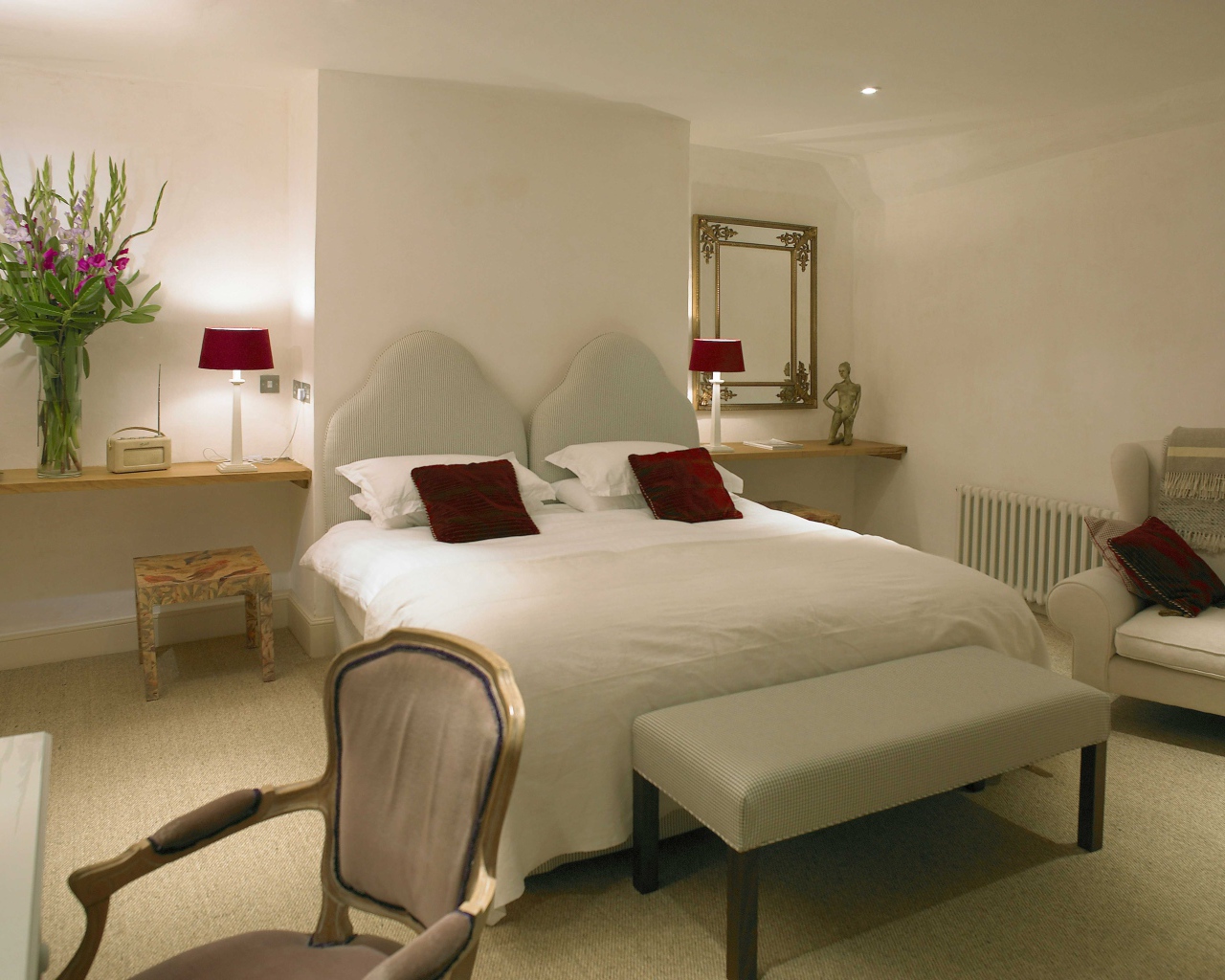 Романтический дизайн спальни