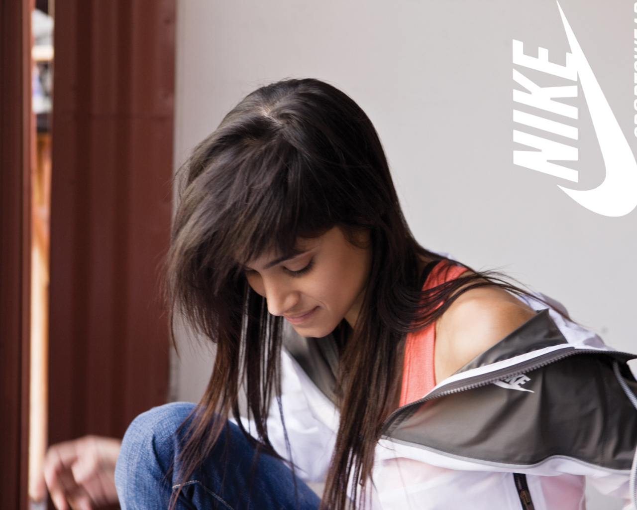 Спортивная девушка в Nike