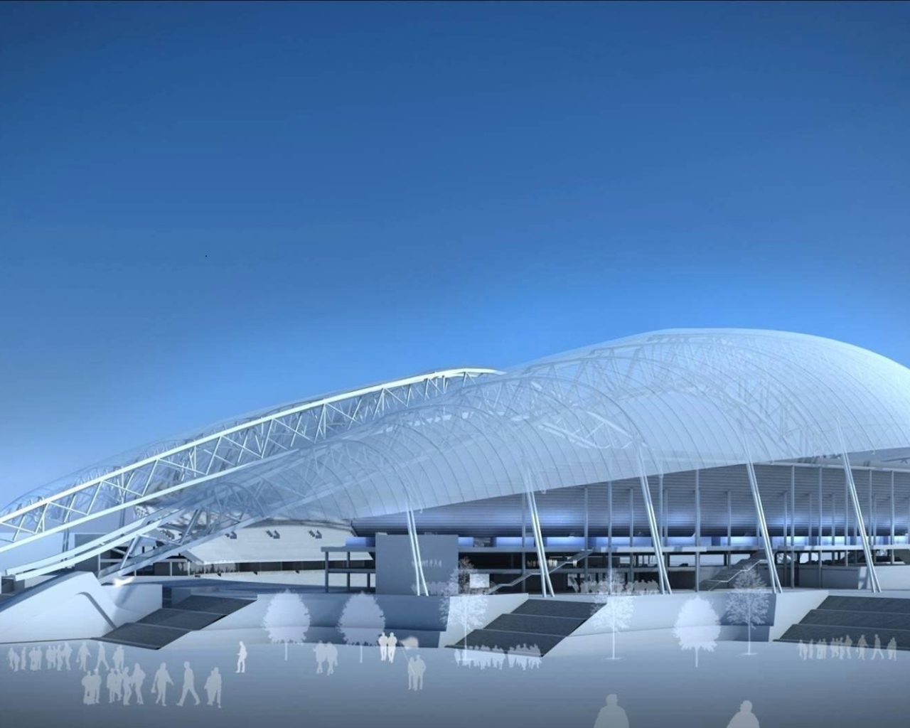 Стадион в Сочи 2014