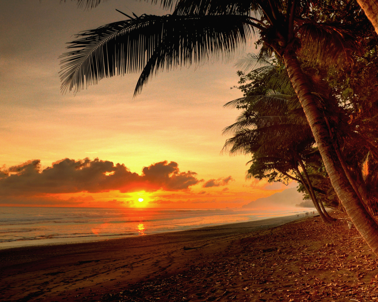 Начало солнца Коста-Рика