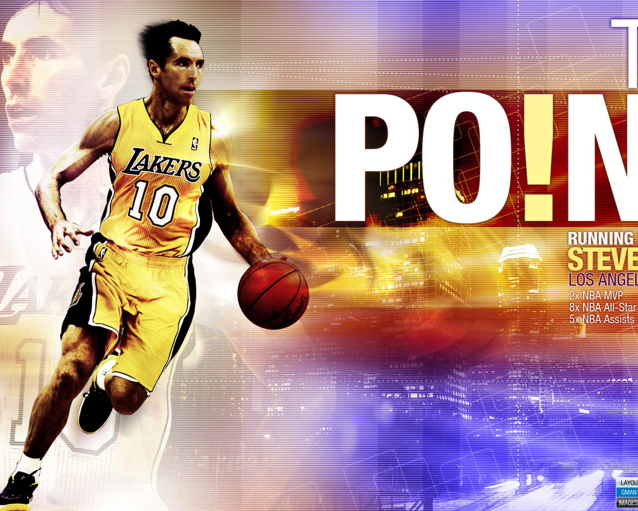 Стив Неш на баскетбольной площадке