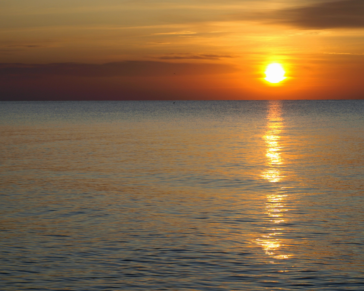 Закат над Черным морем Одесса