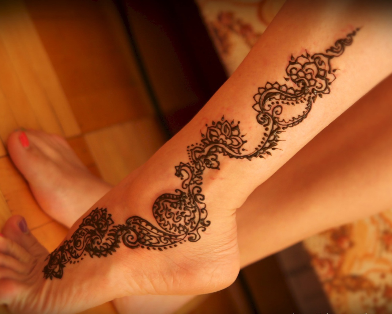 Татуировки на лодыжке