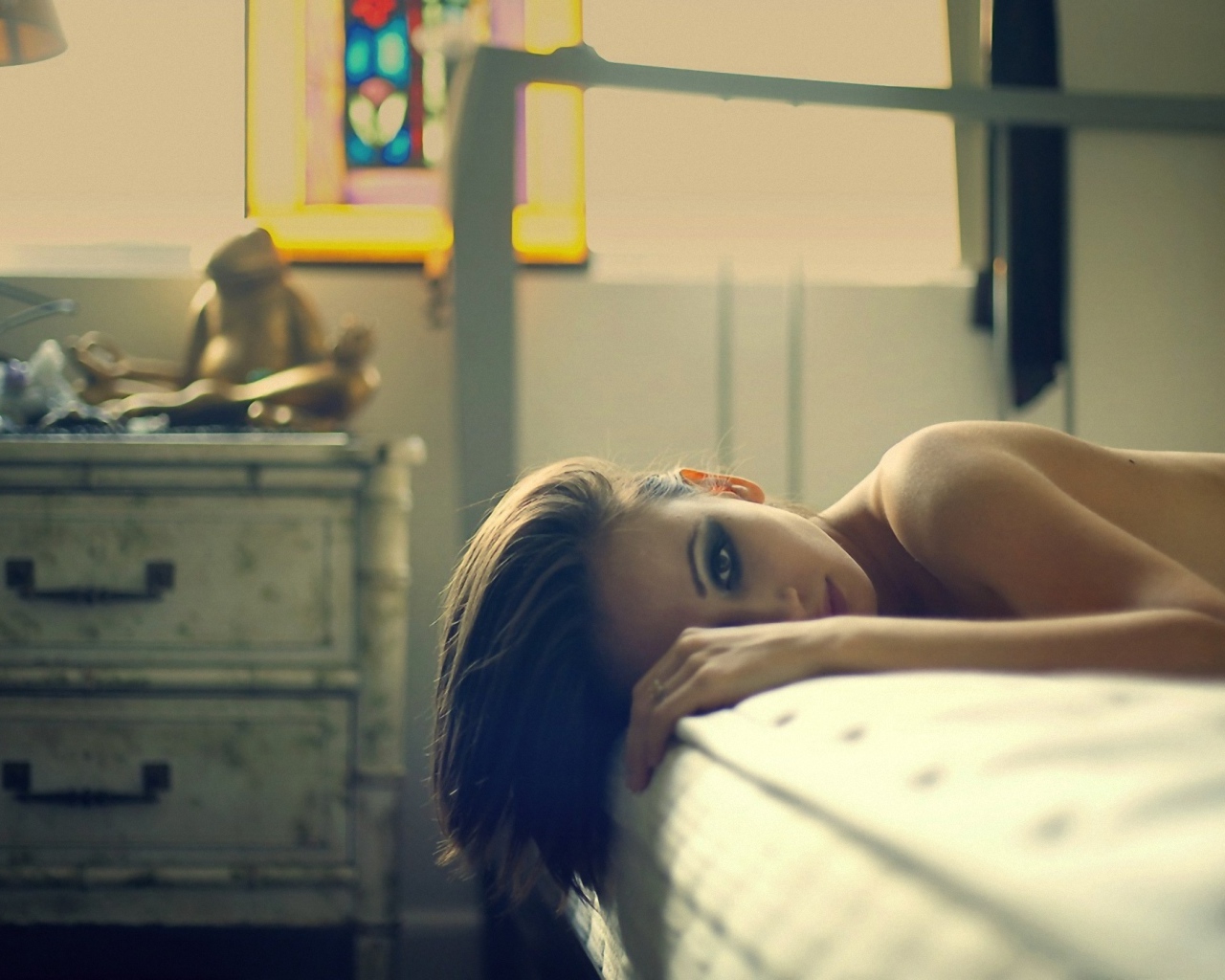 Фотография девушки с хорошим макияжем