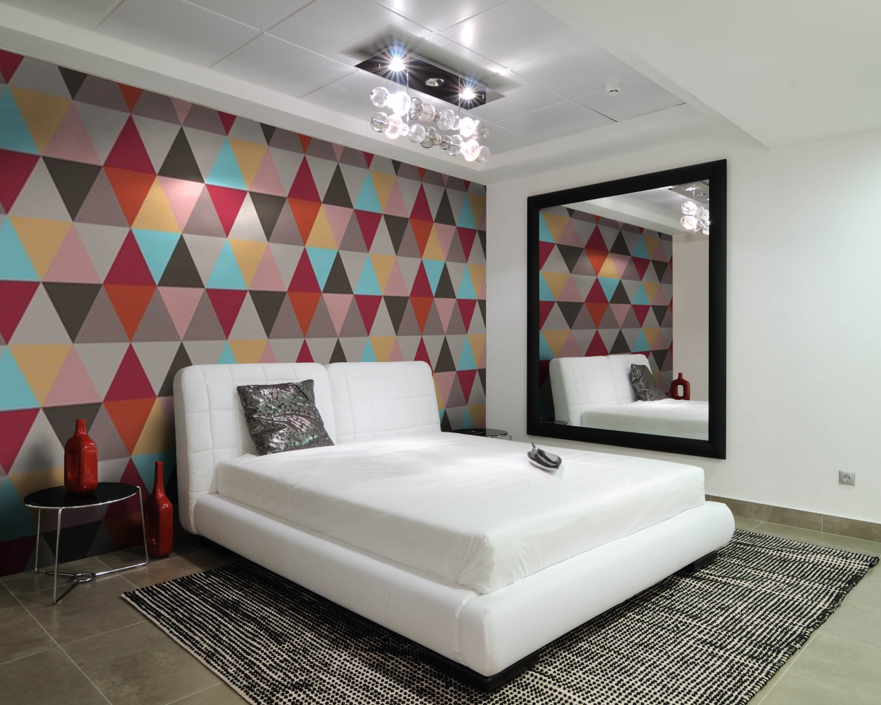 Спальня в стиле хайтек