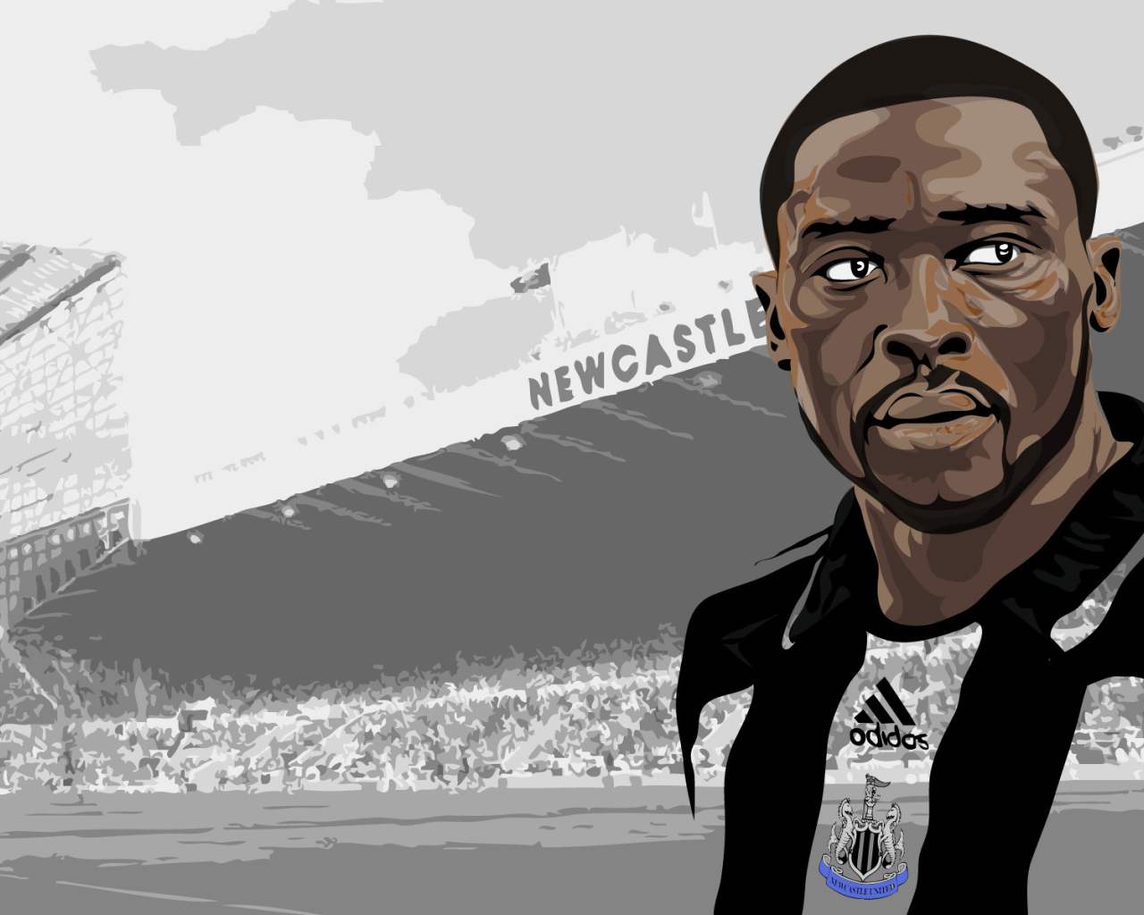 Знаменитая футбольная команда Ньюкасл Юнайтед