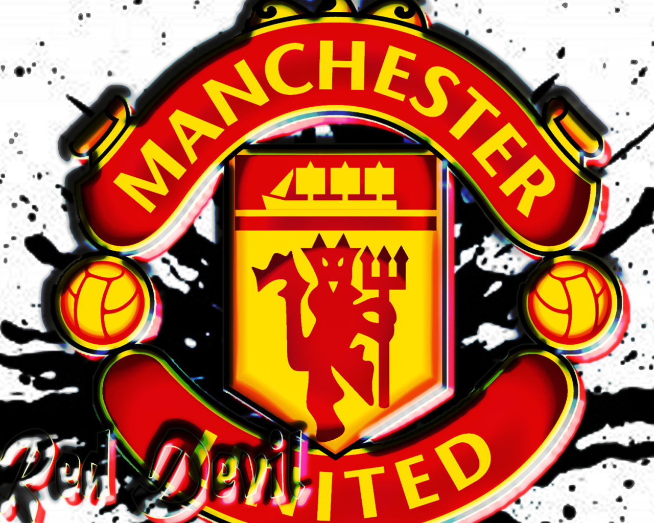 Известная команда Англии Манчестер Юнайтед