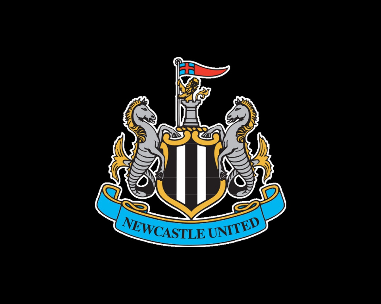 Известная команда Англии Ньюкасл Юнайтед
