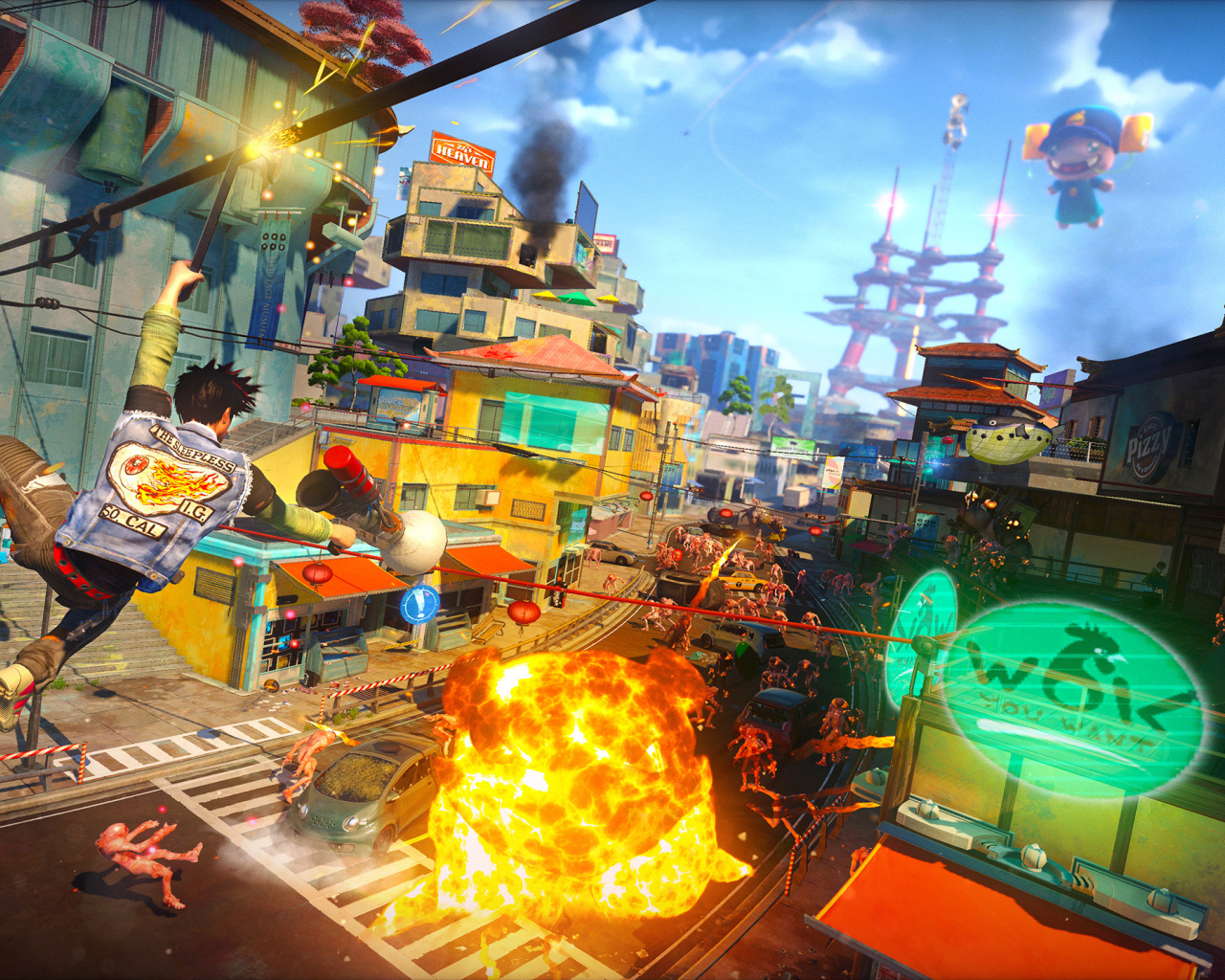 Мир игры Sunset Overdrive