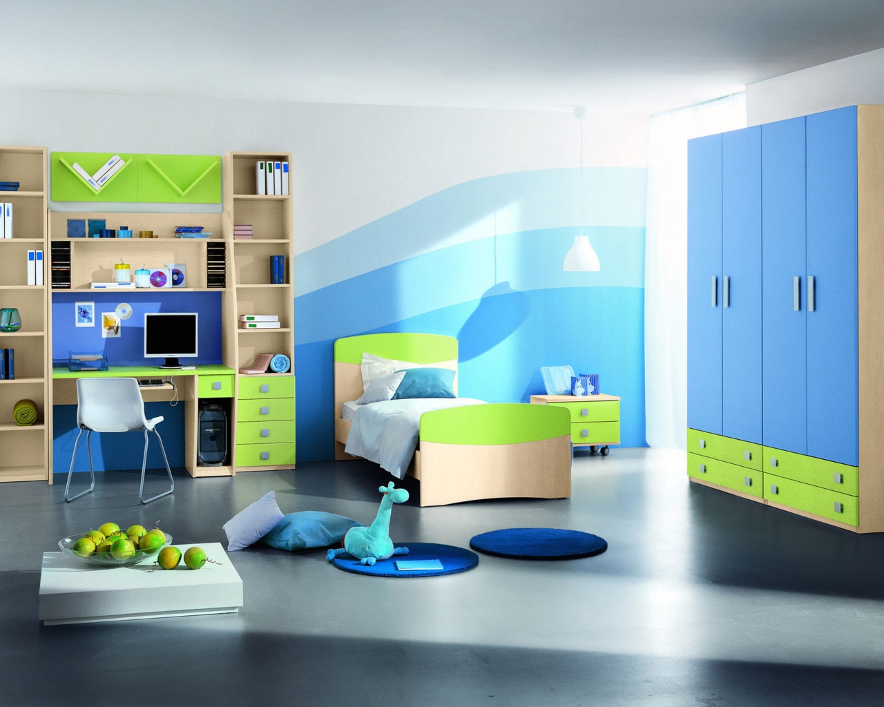 Современный дизайн детской