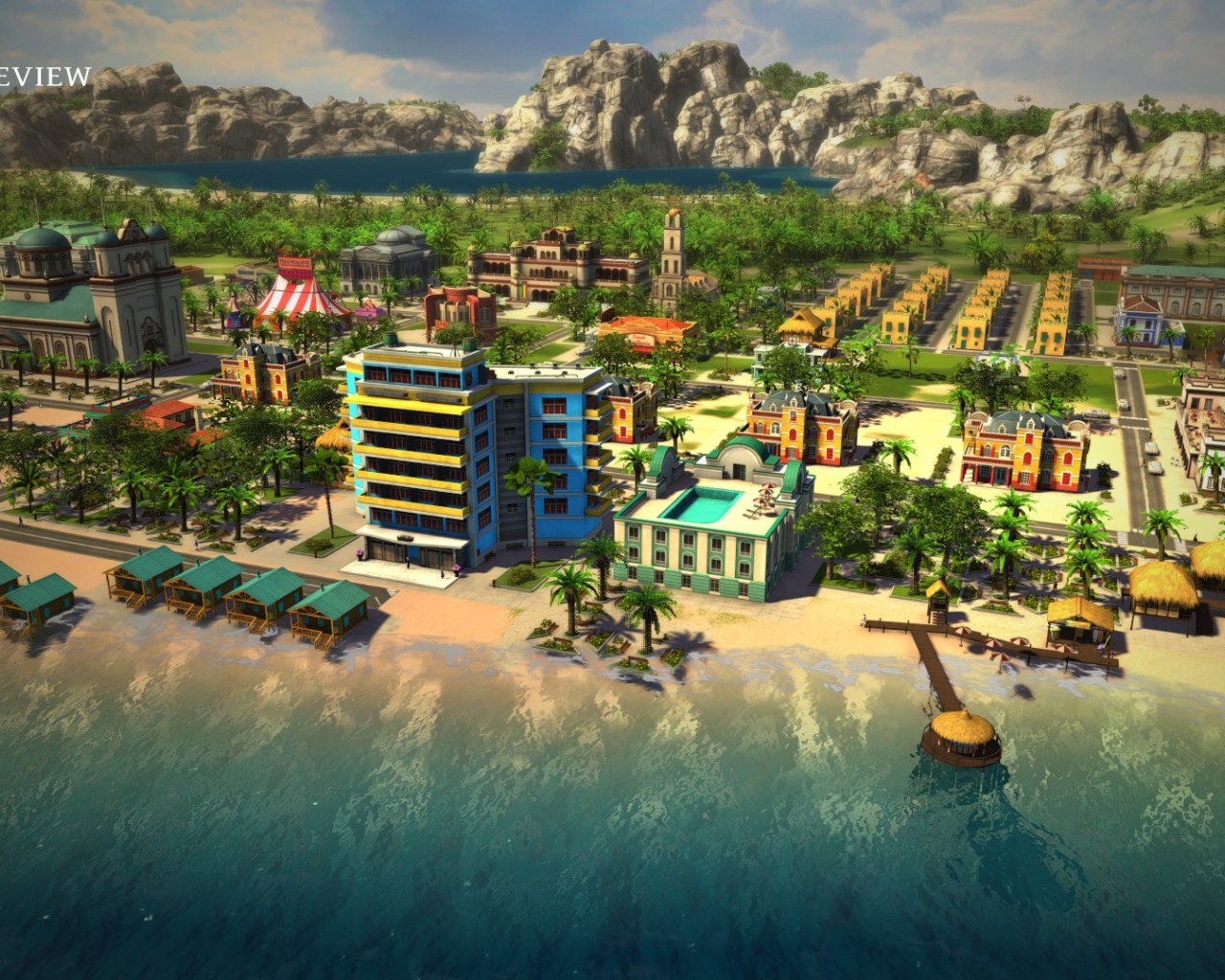 Вид в игре Tropico 5