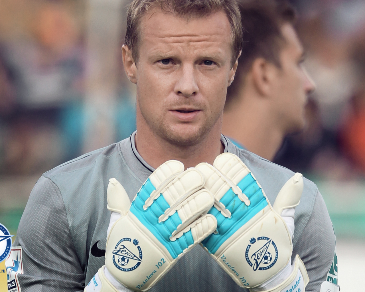 Вячеслав Малафеев на страже ворот Зенита