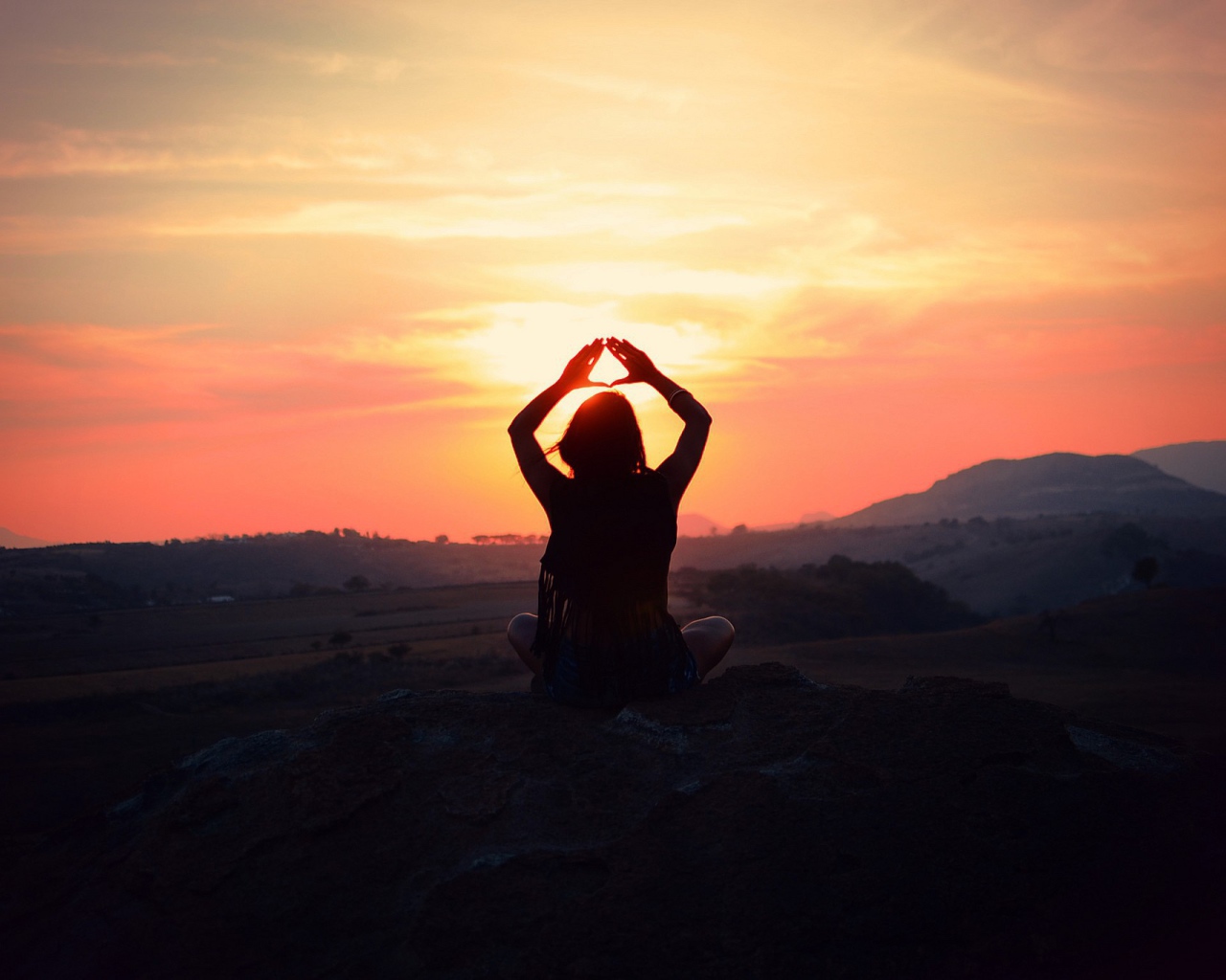 Женщина в горах