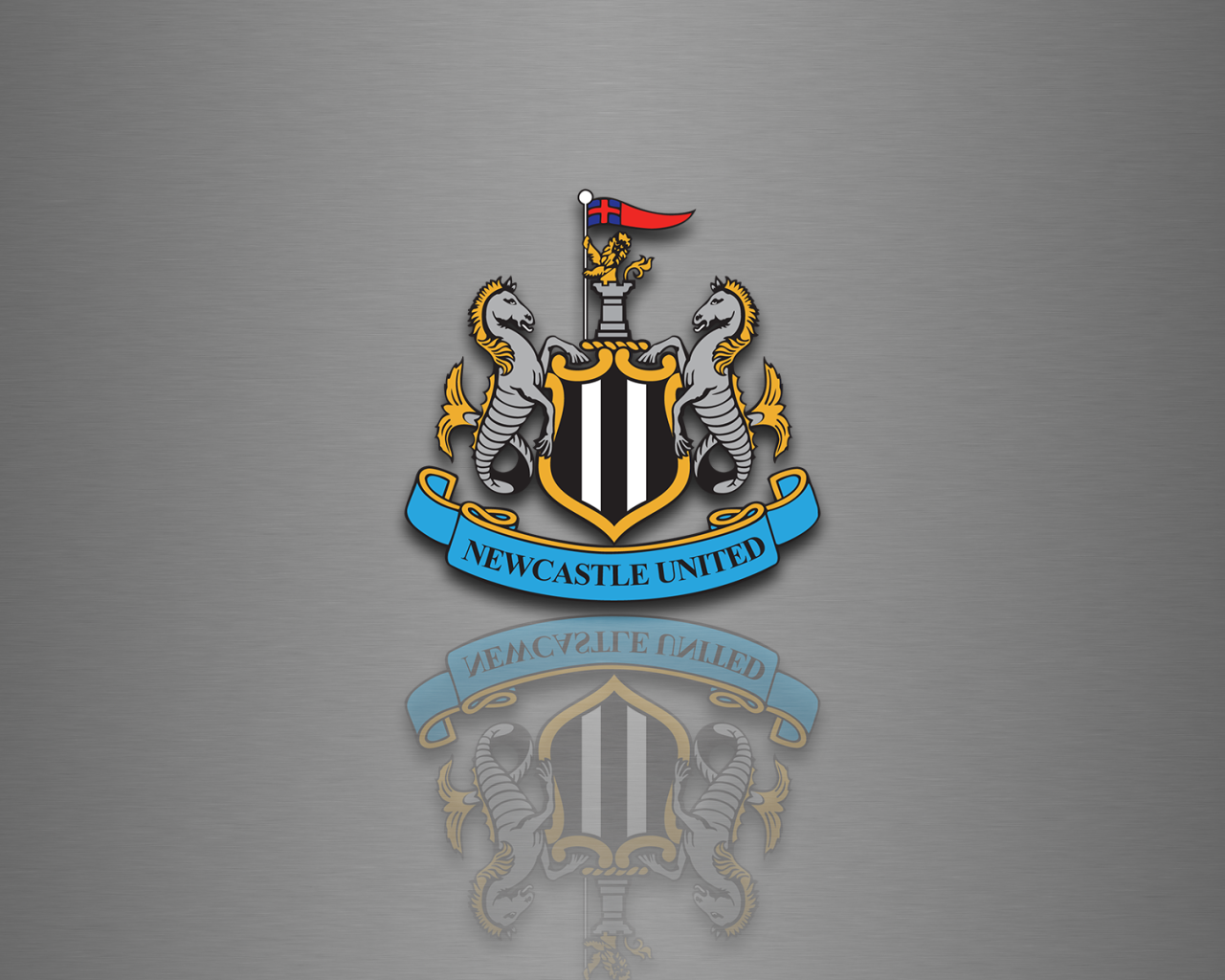 Известная футбольная команда Англии Ньюкасл Юнайтед