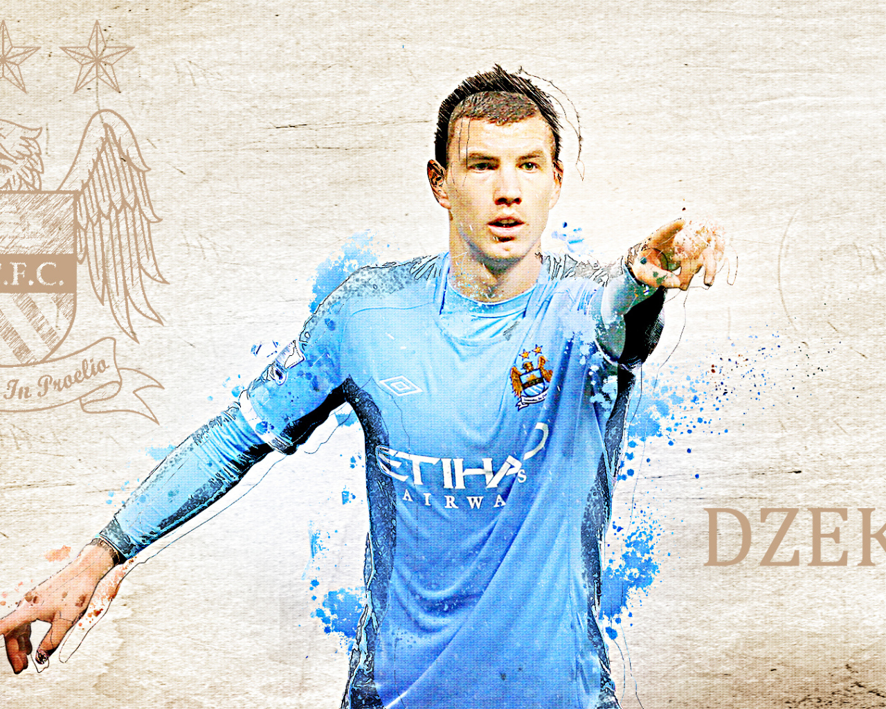 Знаменитая футбольная команда Манчестер Сити