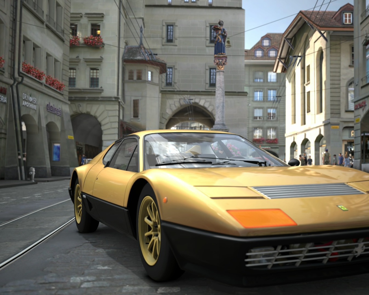 Город Берн в игре GT5