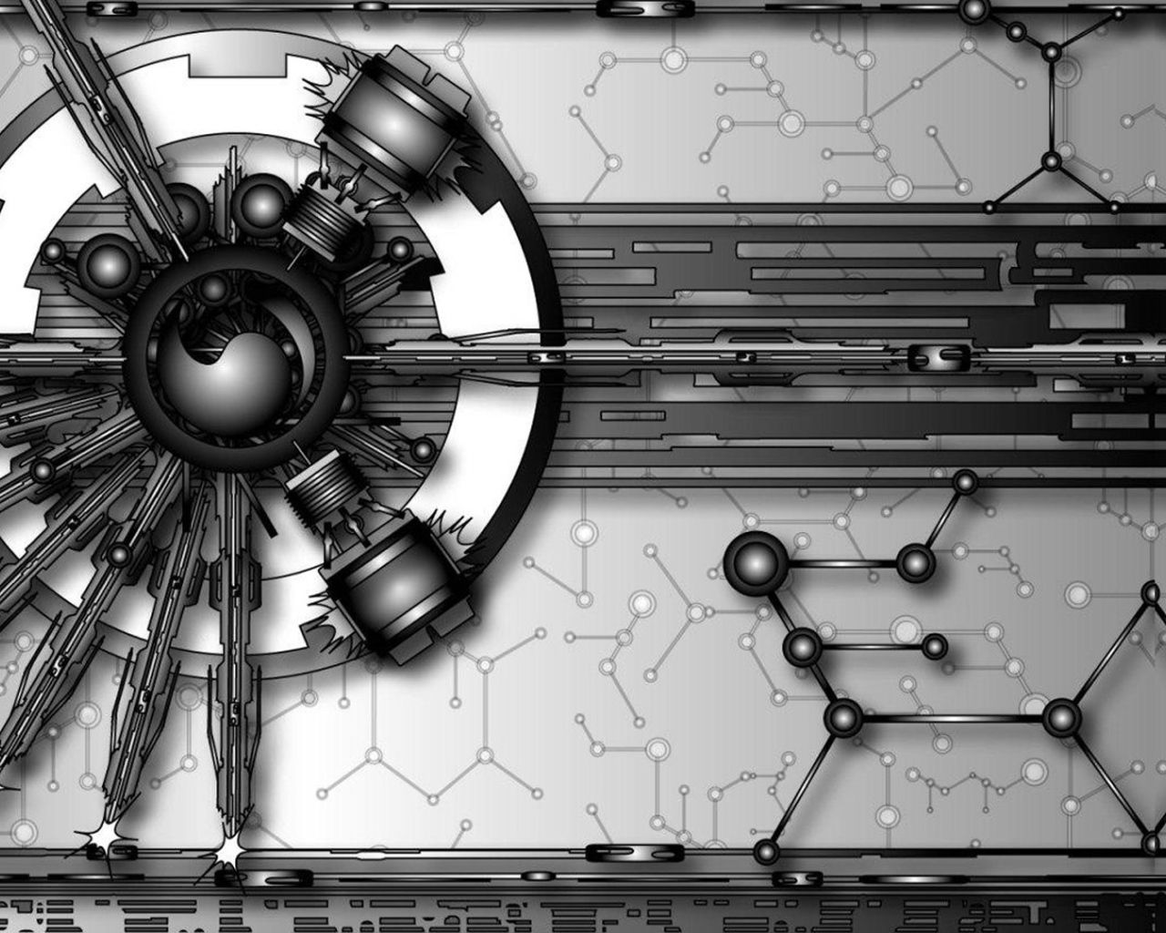 3Д механизм, абстракция