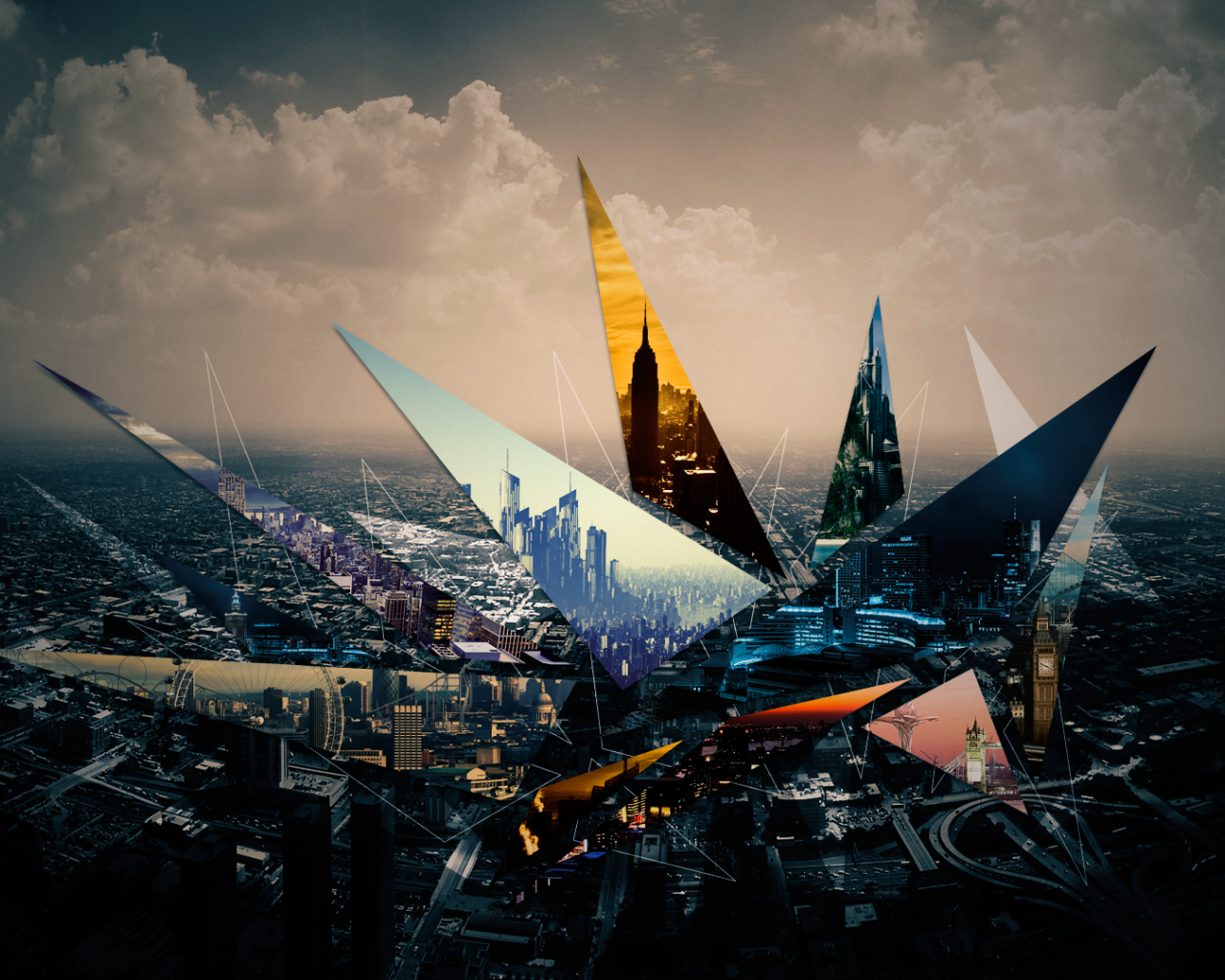 3Д структура в Нью-Йорке