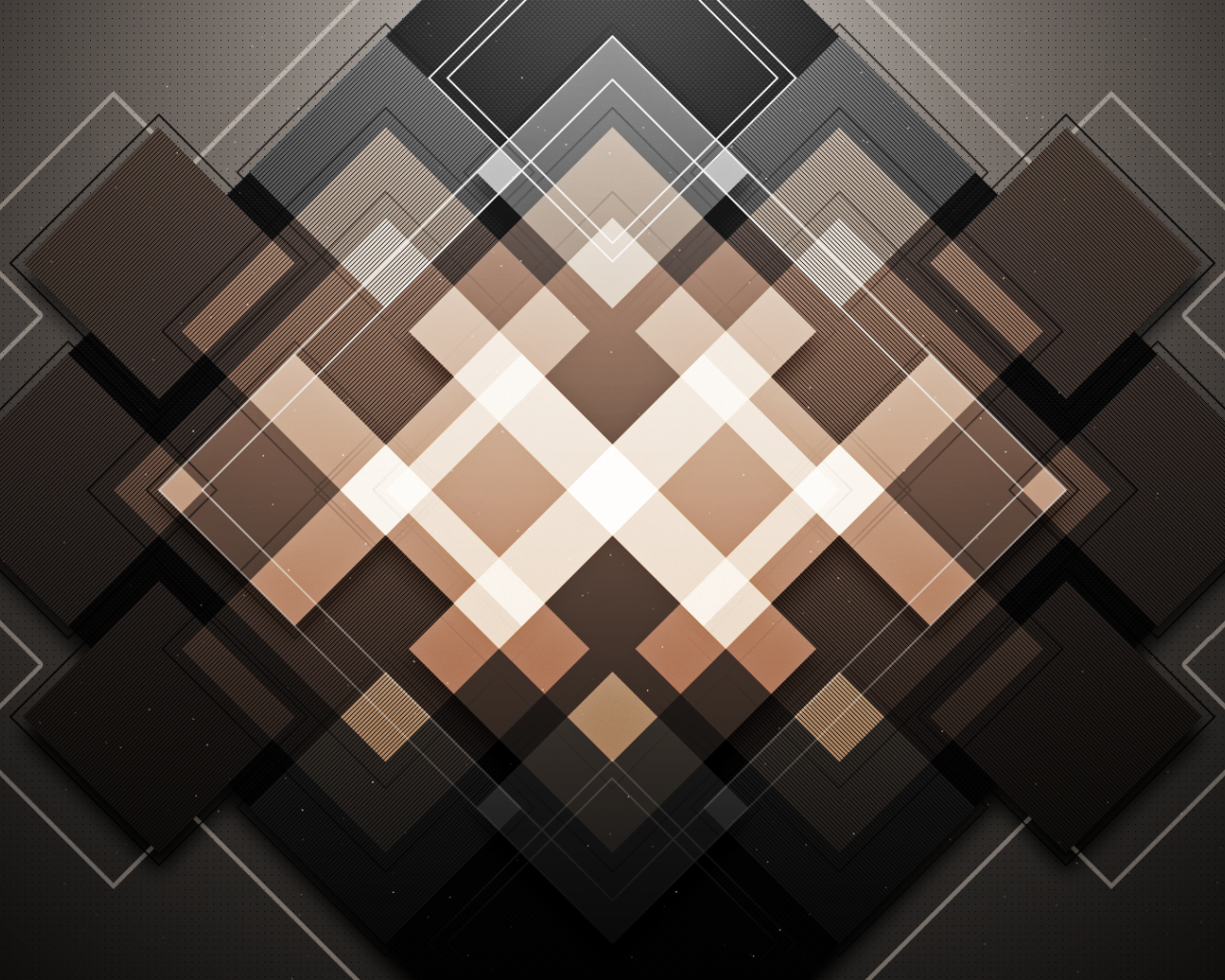 Абстрактные коричневые квадраты