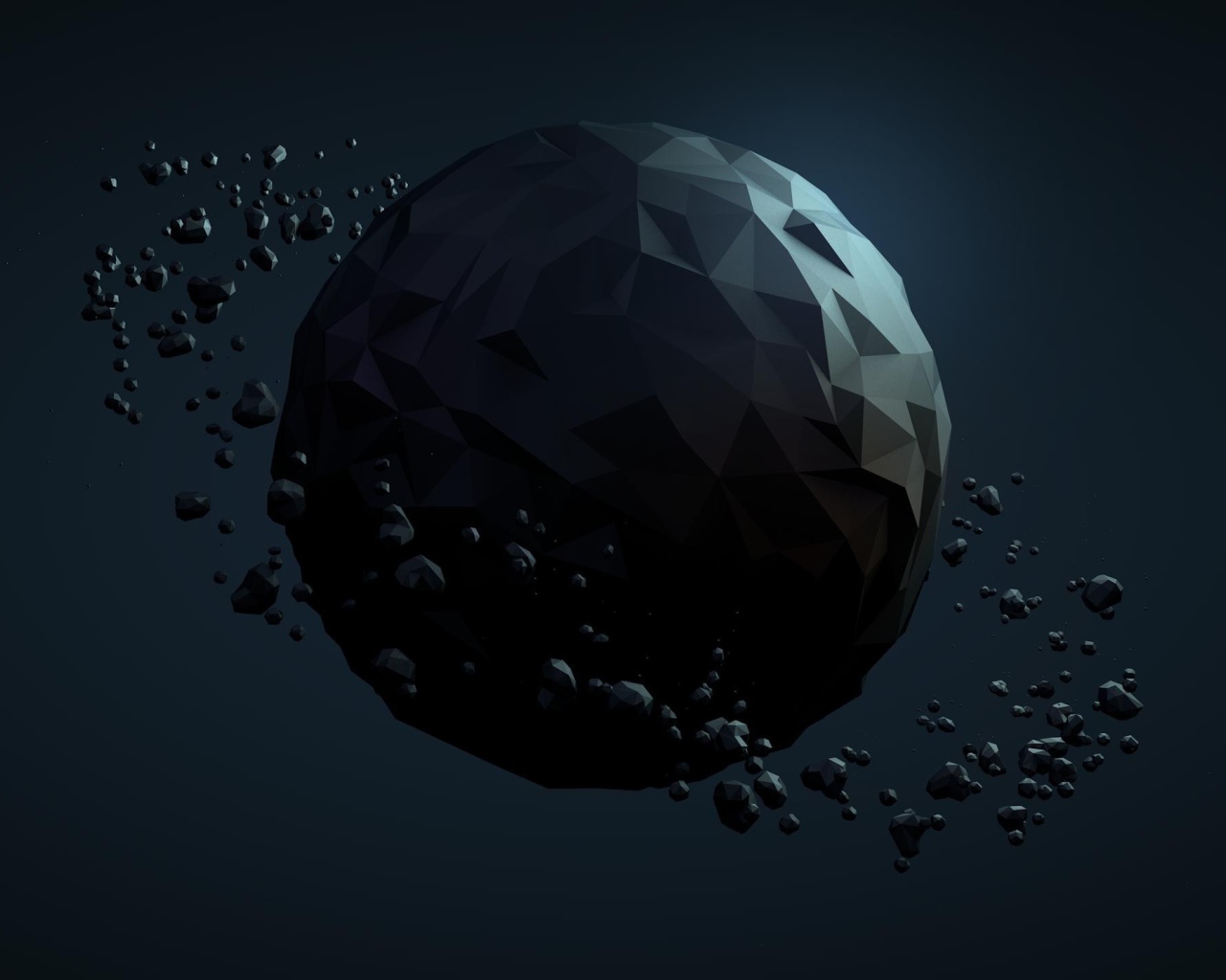 Астероиды вокруг планеты, 3-Д графика