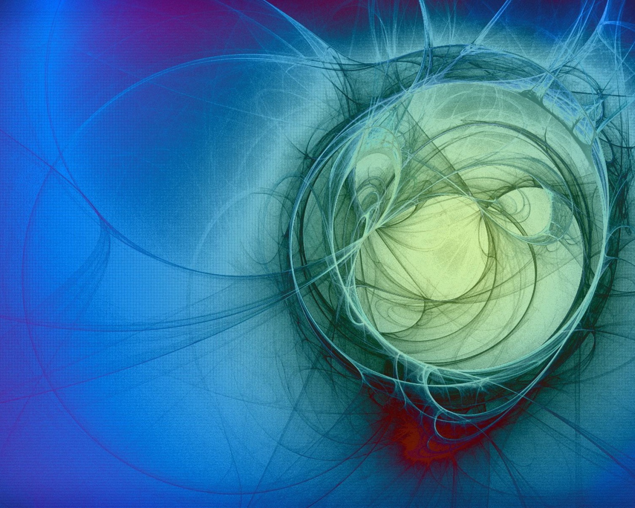 Круг абстрактных линий