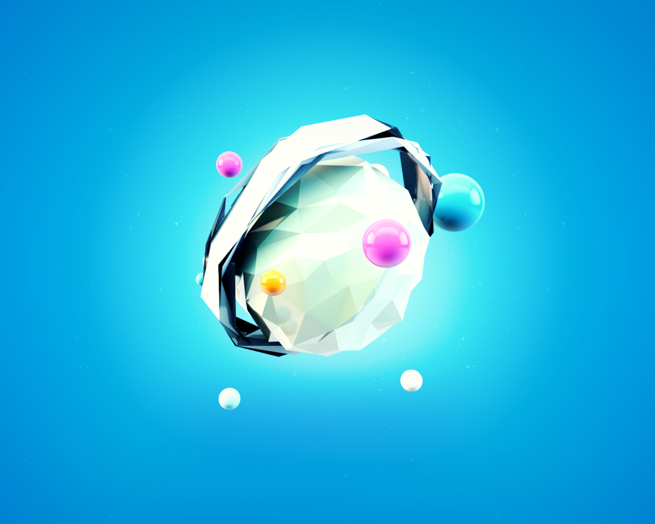 Кристалл в оправе 3Д