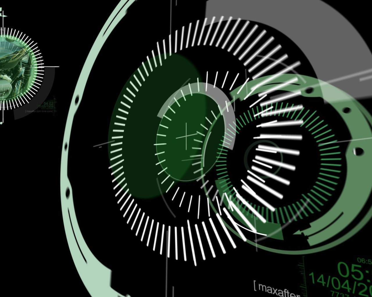 Циферблат прибора в 3Д модели